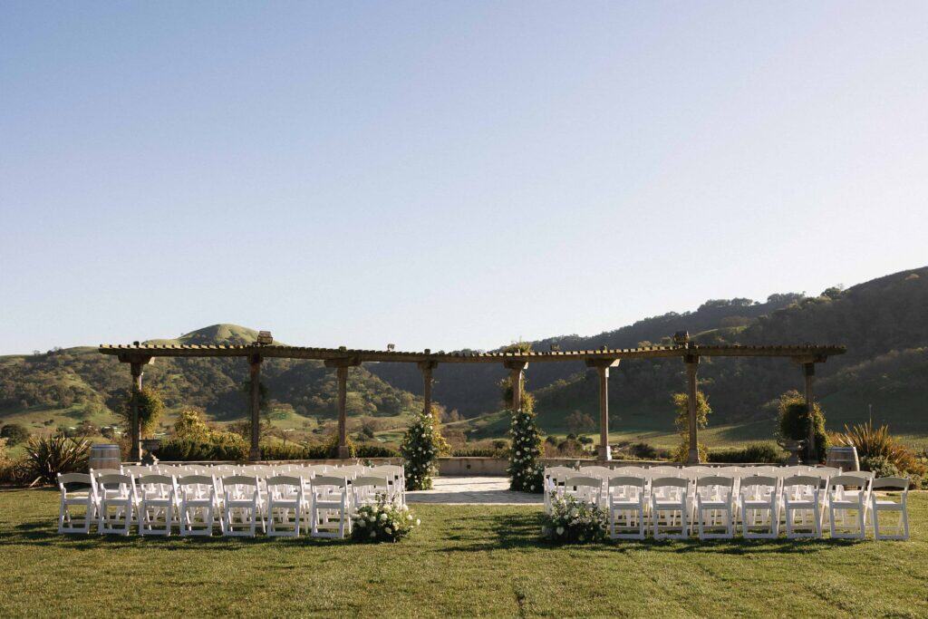 clos lachance winery wedding venue